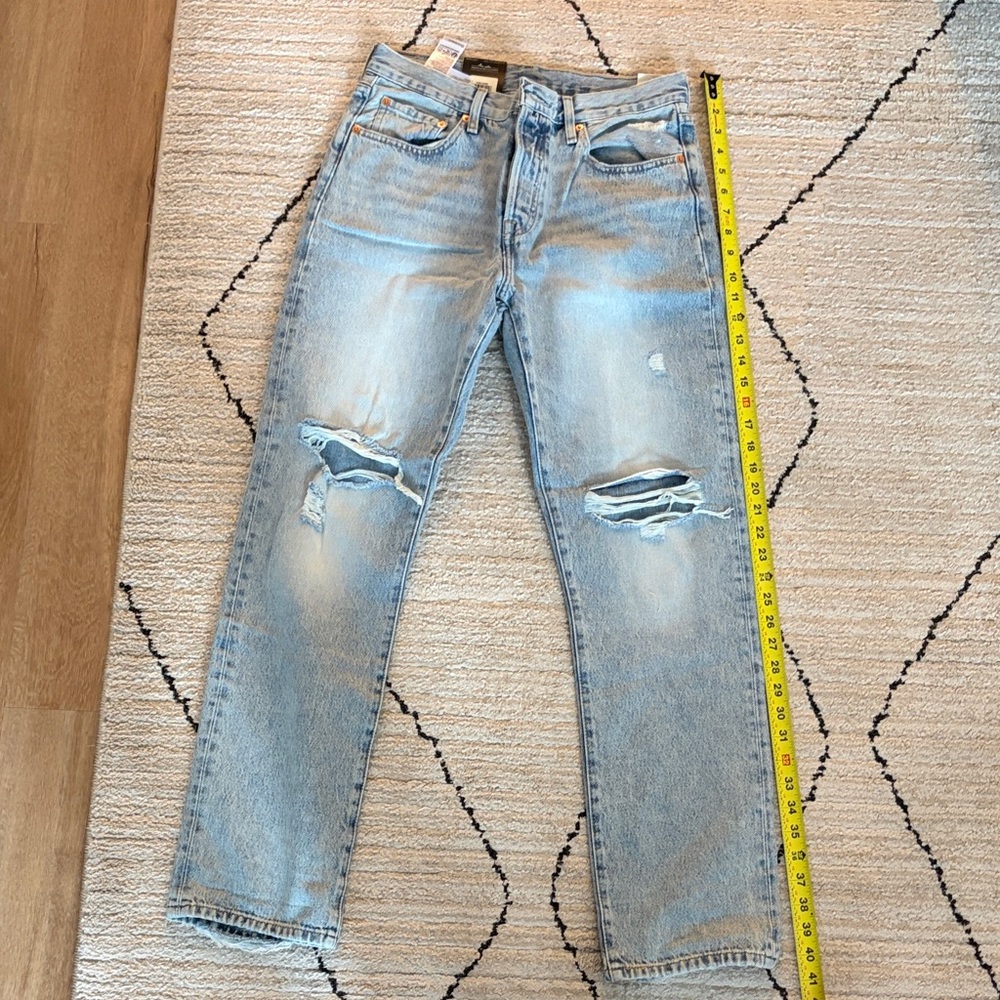 Levi's 501 Original High Waist Straight Leg Jeans size 28